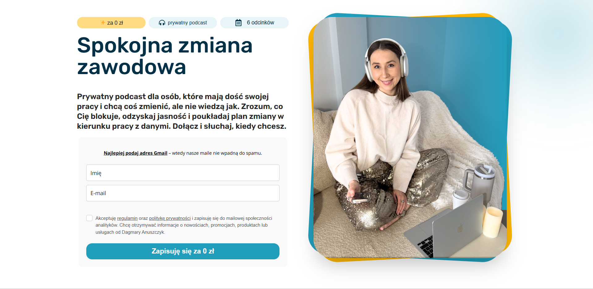 Strona zapisu na podcast Data Heroes